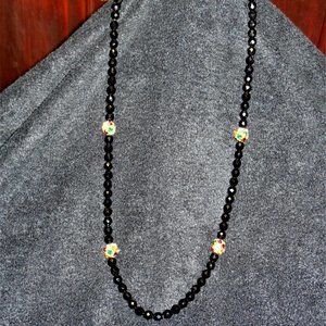 Necklace Black Spinel